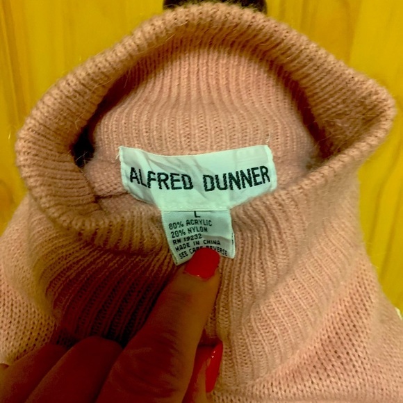 Vintage Alfred Dunner sweater w/embroidered flowers. NWT beautiful cond size L - Picture 4 of 5